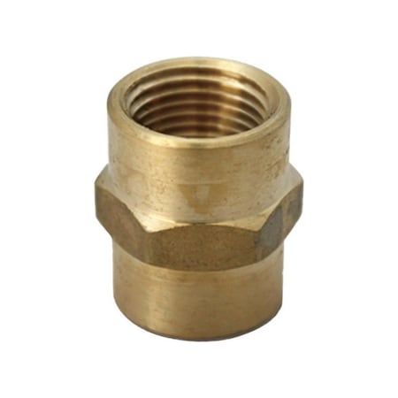 3/8 In. FPT X 1/8 In. D FPT Brass Reducing Coupling